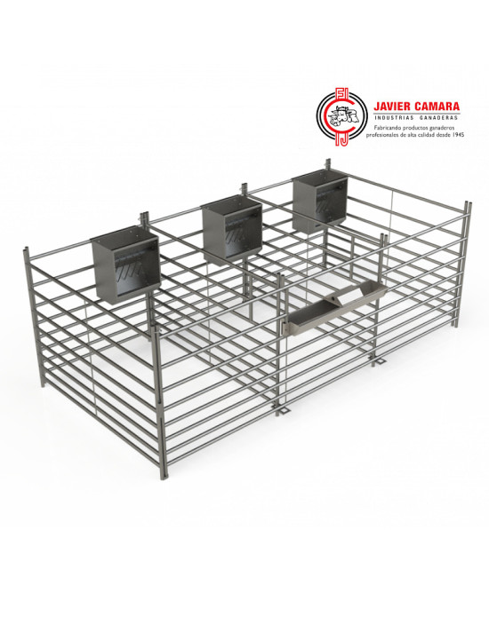 Cage agnelage pour ovins -G008-3H (avec abreuvoir)